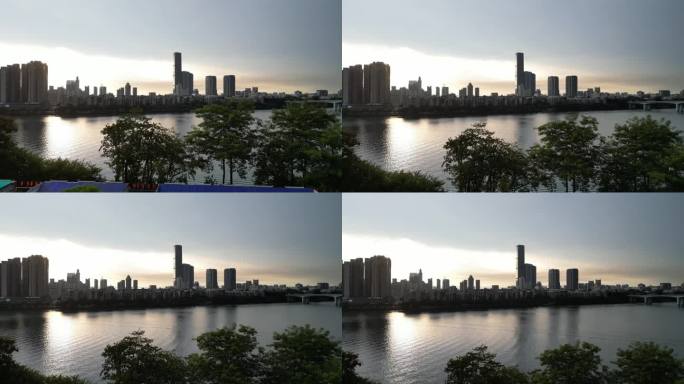 【4K高清】广西柳州傍晚风光美景航拍
