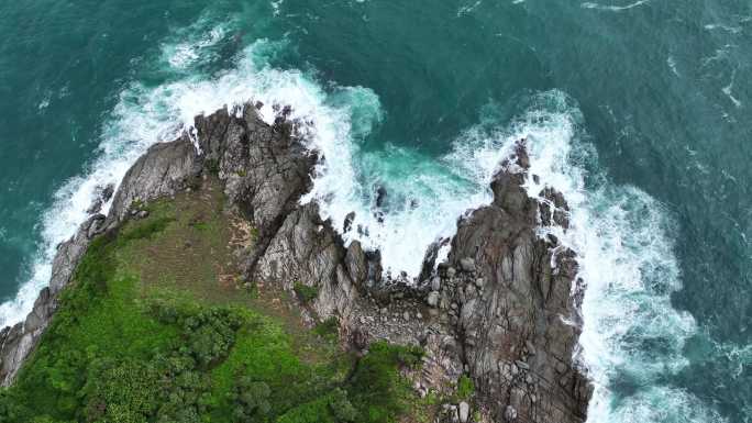 航拍泰国泰国普吉岛夏季自然风景