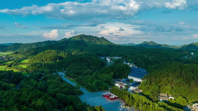 韶山铜像广场延时超大景