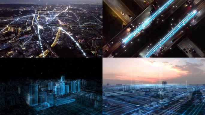 原创智慧城市智能未来AE模板