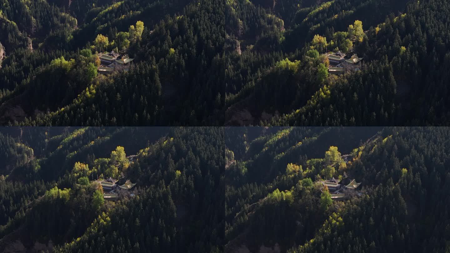 乐都 南山 乐都八景 南山大通道 雪山