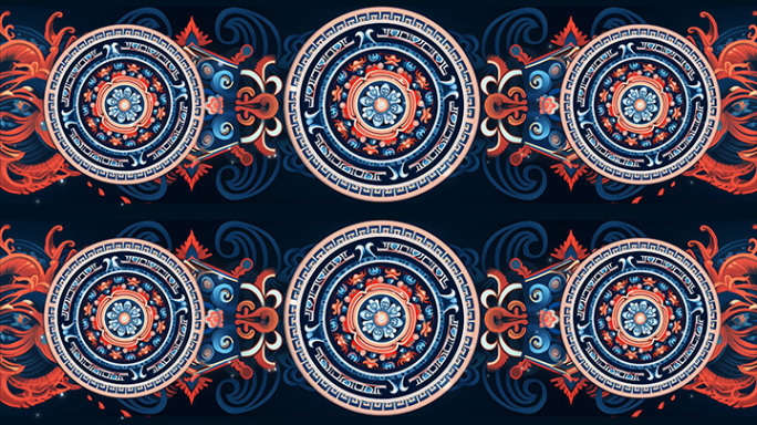 超宽屏-苗族舞台背景