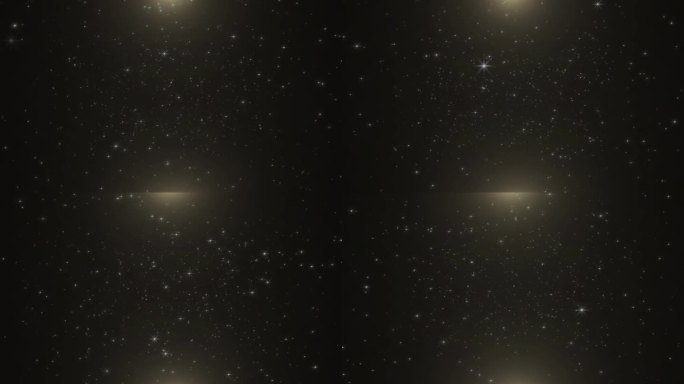 4K星光闪烁散景魅力抽象黄金粒子抽象空间背景