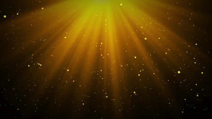 背景金色的光和粒子美丽的豪华金色的光闪闪发光的粒子。