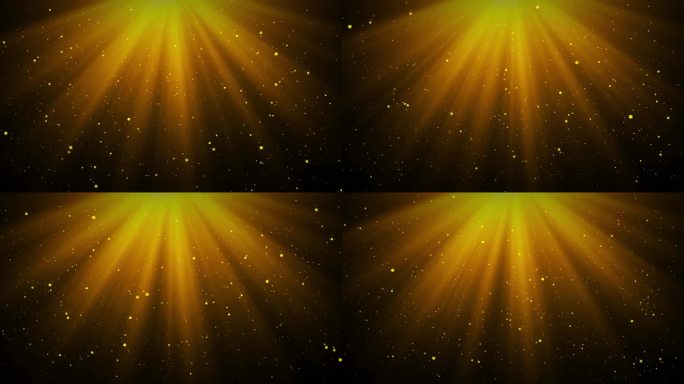背景金色的光和粒子美丽的豪华金色的光闪闪发光的粒子。
