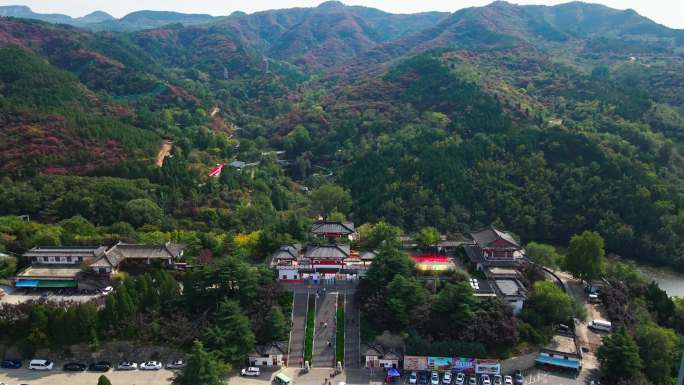 济南红叶谷 山东 秋天 景区