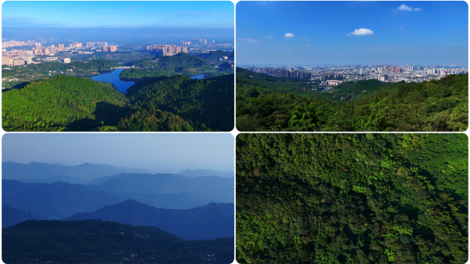 大成都全景 成都龙泉航拍