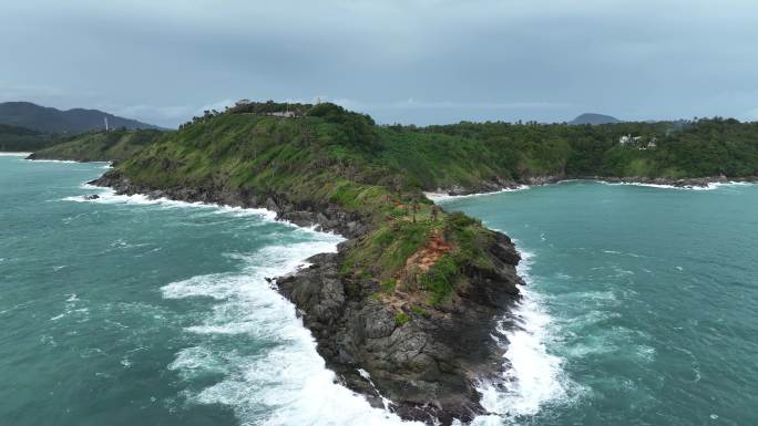 航拍泰国泰国普吉岛夏季自然风景