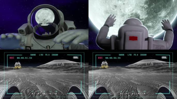 宇宙宇航员科技宣传片片头4K发布会工程