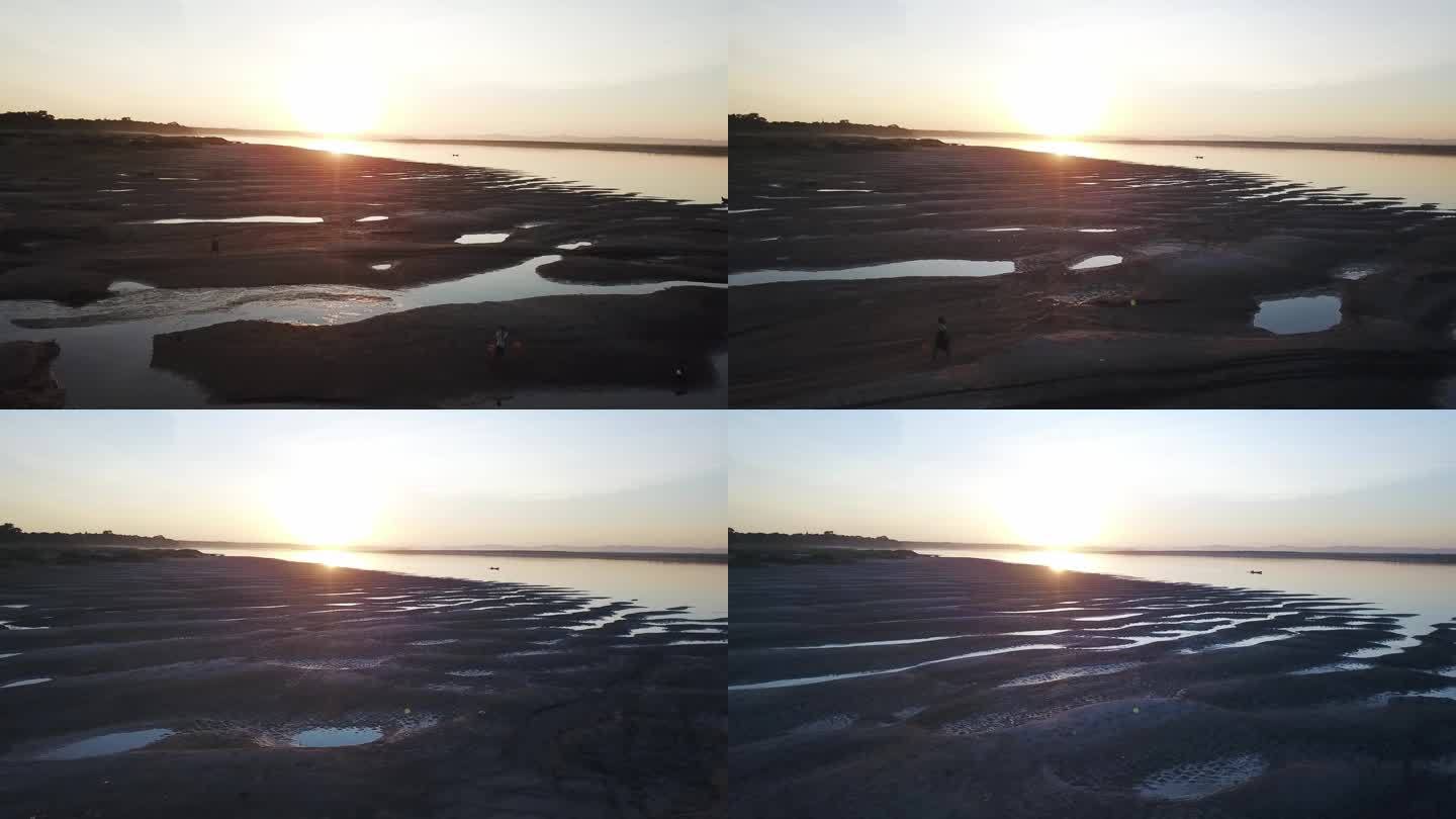海边日落海滩夕阳