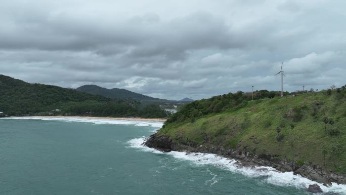 航拍泰国泰国普吉岛夏季自然风景