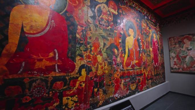 拉孜平措林寺钦则画派壁画明代晚期藏族壁画