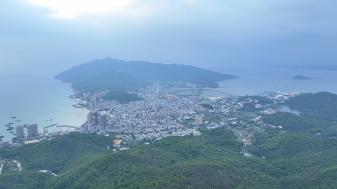 鸟瞰南澳岛南澳县