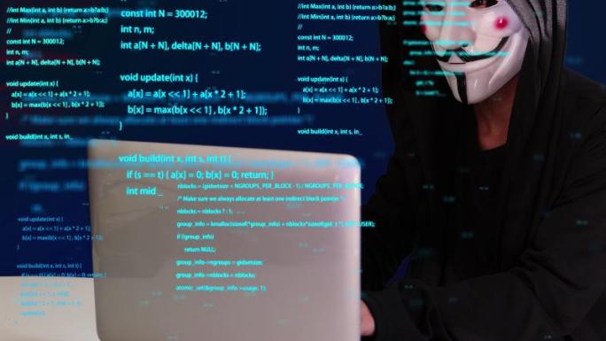 黑客敲代码编写程序