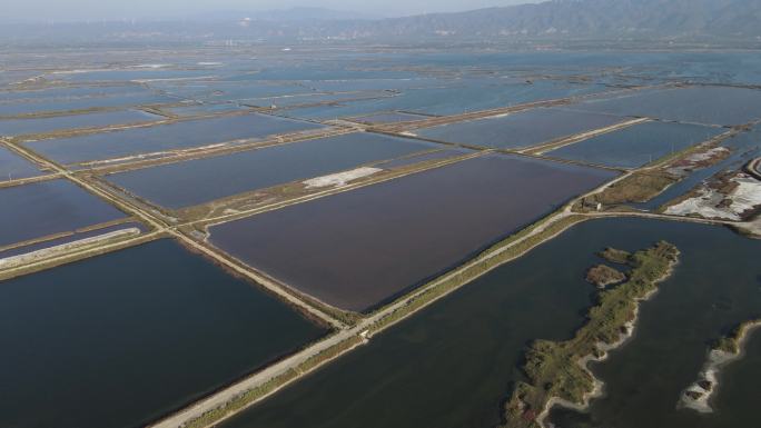 山西运城盐池盐湖航拍12