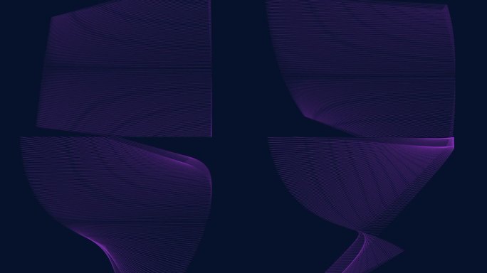 暗底紫色波浪线神秘抽象