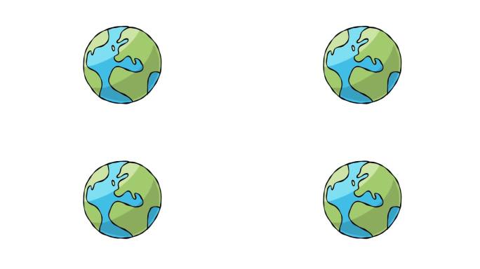 动画中的地球MG卡通星球地球