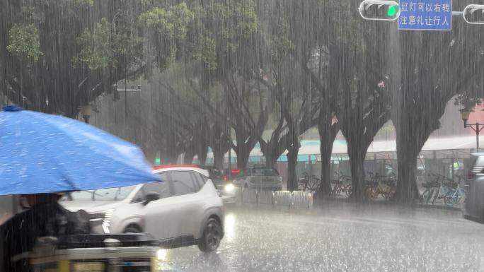 深圳车公庙区域下大雨