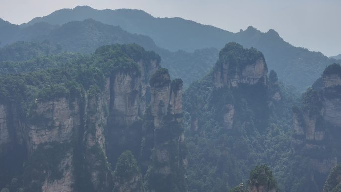 4K-Log-航拍高山峻岭、奇峰秀丽