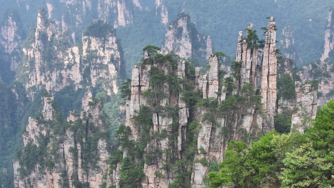 4K-Log-航拍高山峻岭、奇峰秀丽