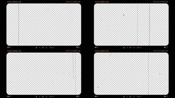 胶片电影边框视频素材和模板