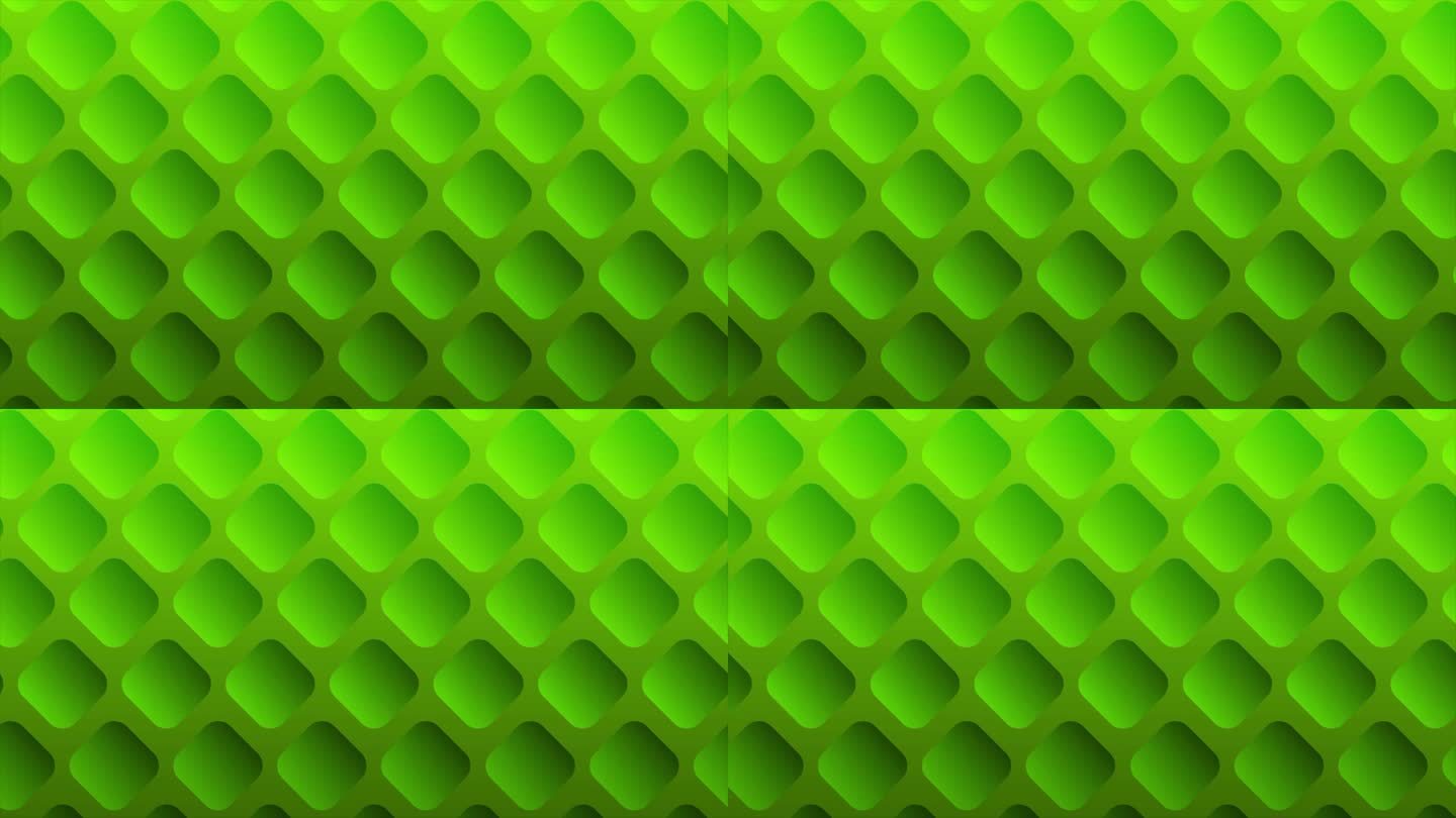 双色调石灰绿色和黑色几何正方形形状最小的背景