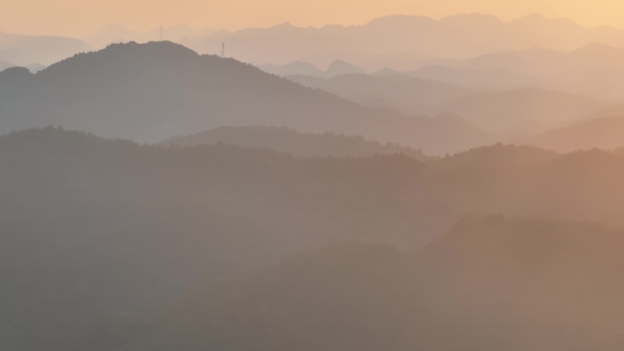 大气水墨山河