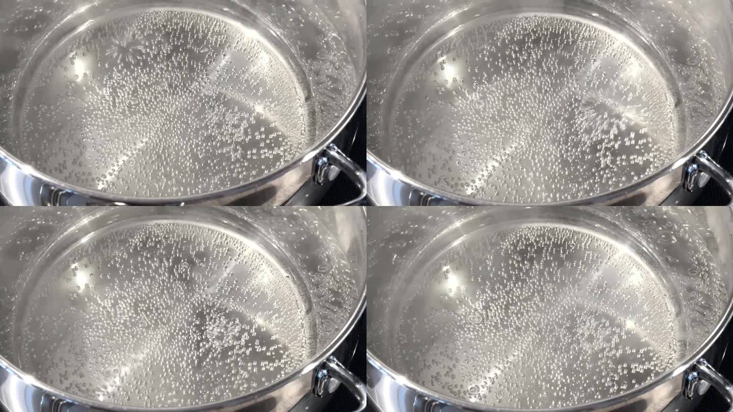 水煮法4K分辨率开水气泡