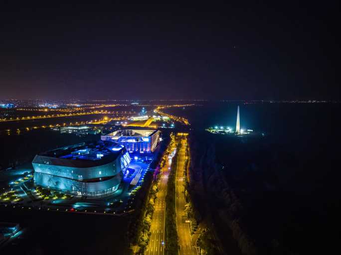 还湖大道 夜景 延时