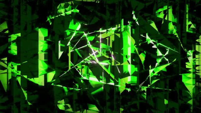 能量抽象火焰绿色循环叠加背景3d渲染。舞蹈火形成在波流无缝循环，vj循环能量迪斯科波和模拟地狱夜总会