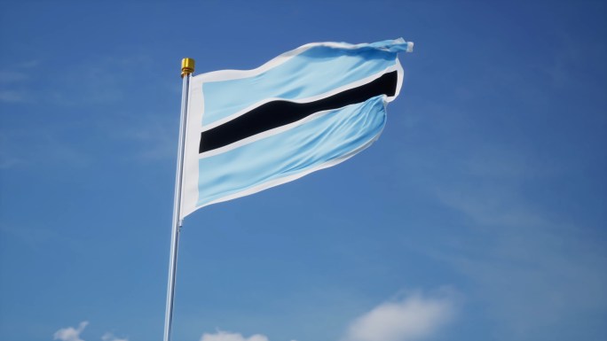 博茨瓦纳旗帜