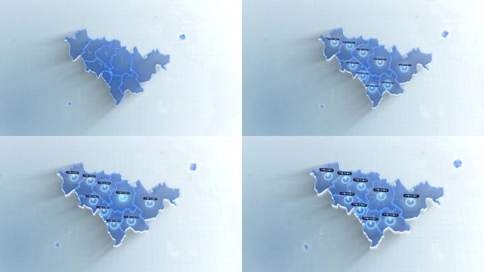 吉林省地图区位连线坐标点覆盖