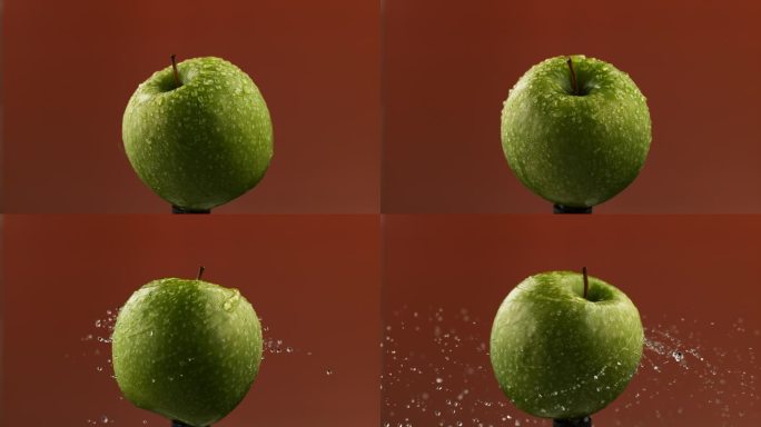 新鲜苹果周转洗苹果苹果在水里鸭梨
