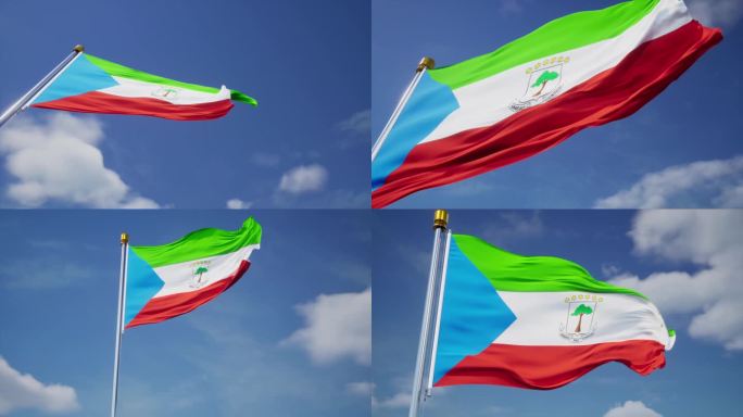 赤道几内亚旗帜