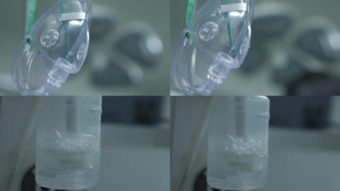 医疗呼吸机实拍医学治疗4K素材