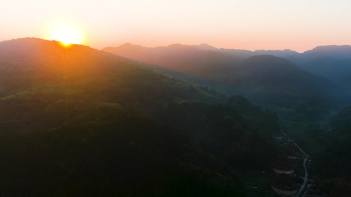 河坑土楼风光