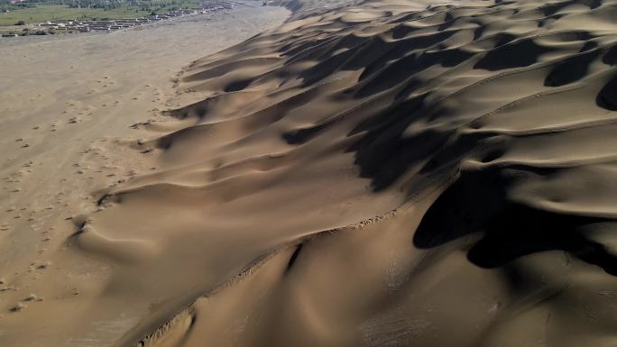 沙漠边际大流沙