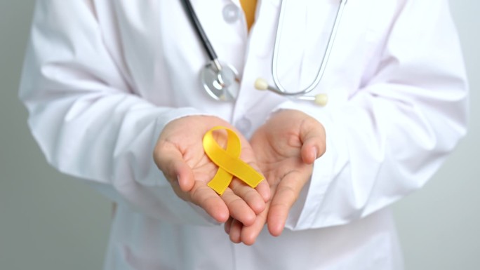 黄色九月，预防自杀日，儿童，肉瘤，骨癌和膀胱癌宣传月，黄丝带支持人们的生命和疾病。保健和世界癌症日概