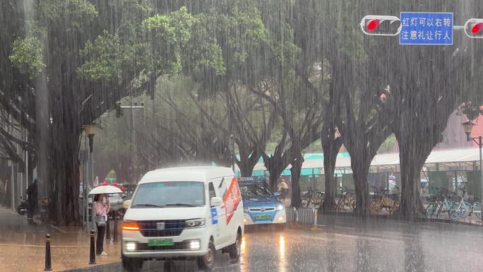 深圳车公庙区域下大雨