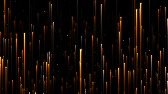 金色粒子线条大屏幕背景