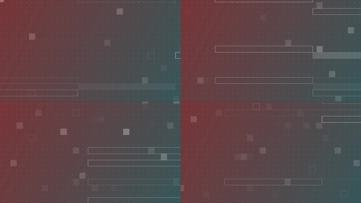 深红和蓝色抽象几何图形技术背景，网格纹理技术背景