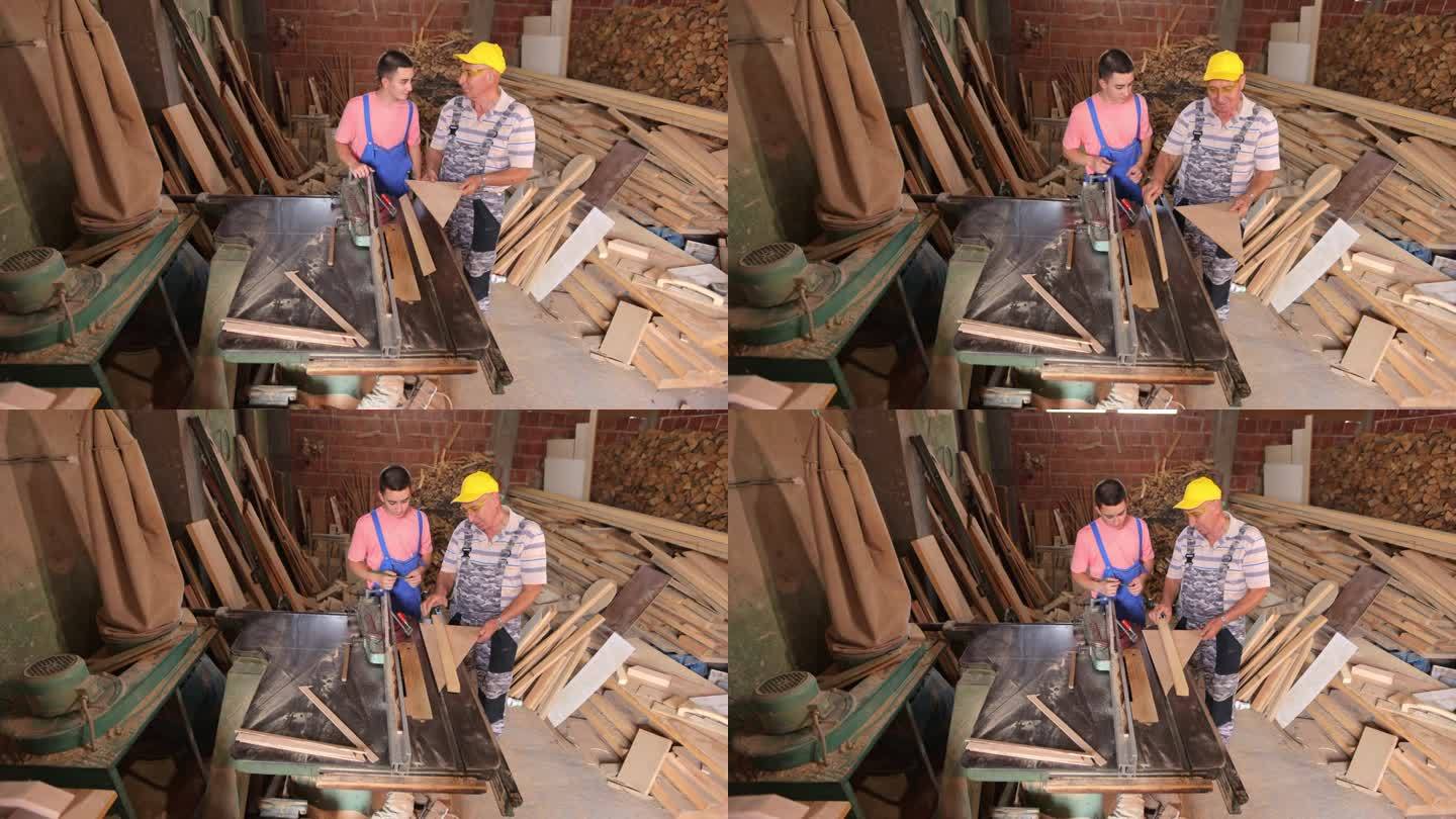 学习一项新技能木材木料切割设计制作作坊