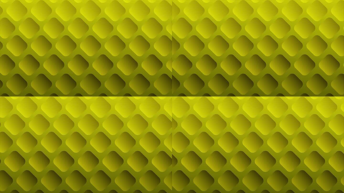 双色调黄色和黑色几何正方形形状最小的背景