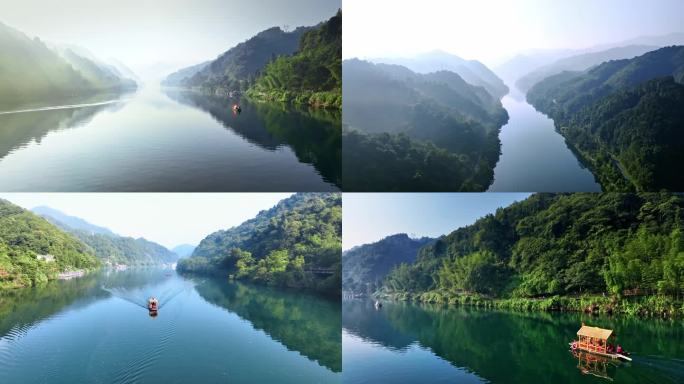 【4K合集】航拍郴州东江湖山水自然