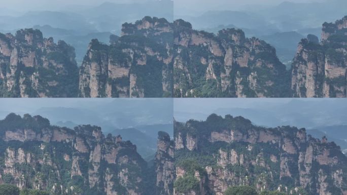 4K-Log-航拍高山峻岭、奇峰秀丽