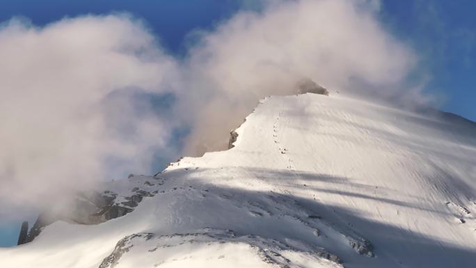 4K云南哈巴雪山