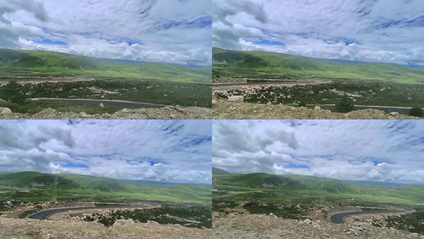 川藏线318公路行驶风景