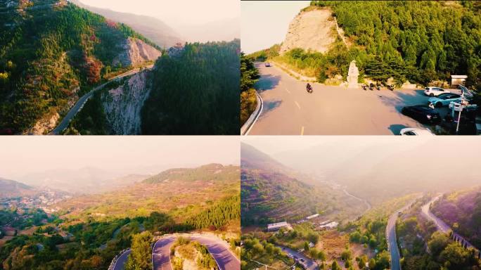 原创高清山区公路风景素材