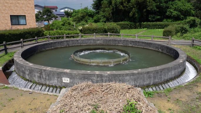 日本秋田市Misato的农业用循环水箱改道