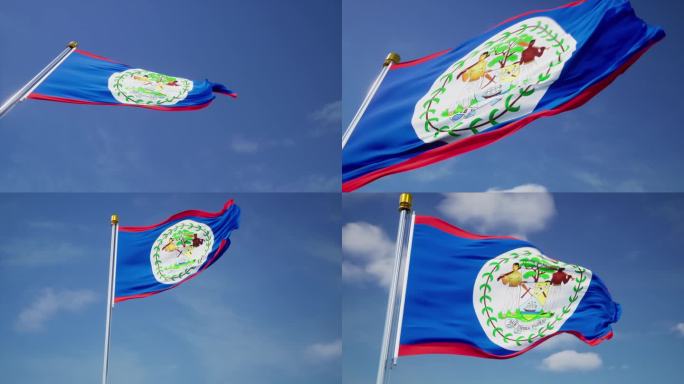 伯利兹旗帜